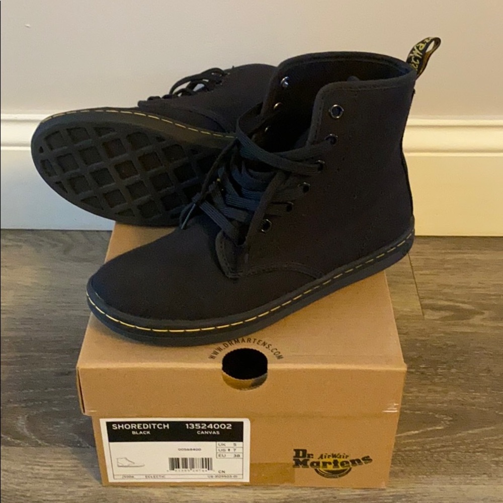 Dr. Martens Shoreditch Canvas High Tops 7